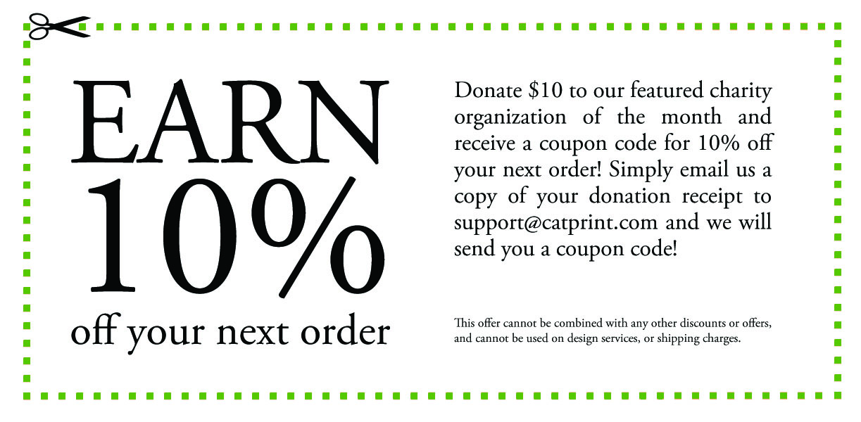 CatPrint Cares Discount Program CatPrint Online Printing