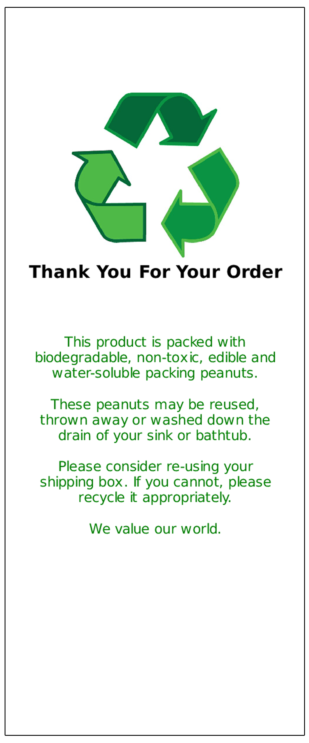 shipping slips